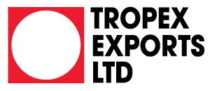 TropEx Exports Ltd logo with a red square and white circle