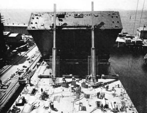 ABSD construction: Large structure being assembled in a dry dock