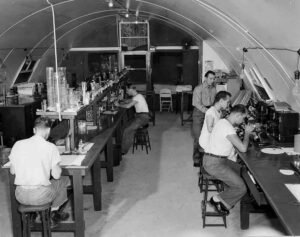 Men working in a laboratory at Hospital #3