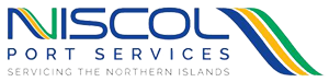 Niscol Port Services logo, servicing the Northern Islands