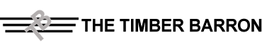 The Timber Barron logo with stylized TB initials